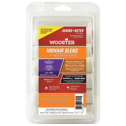 Wooster Jumbo Koter Mohair Blend 4.5 in. W X 1/4 in. Mini Paint Roller Cover 10 pk