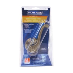 Schlage Flair Satin Nickel Dummy Lever Right Handed