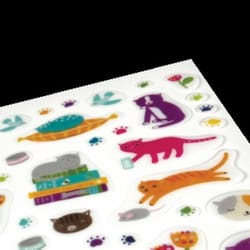 Ooly Stickiville Vinyl Quirky Cats Stickers 1 pk