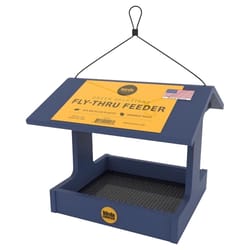 Birds Choice Cardinal Plastic Fly-Thru Hanging Tray Bird Feeder