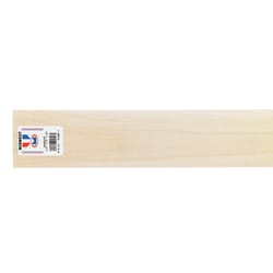 Midwest Products 1/8 in. T X 4 in. W X 2 ft. L Basswood Sheet #2/BTR Premium Grade Midwest Products 1/8 in. T X 4 in. W X 2 ft. L Basswood Sheet #2/BTR Premium Grade