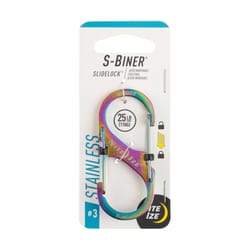 Nite Ize Stainless Steel Multicolored S-Biner