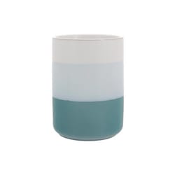 Pavilion We People 18 oz White/Teal BPA Free Beach Mug