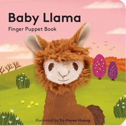 Chronicle Books Baby Llama Finger Puppet Board Book