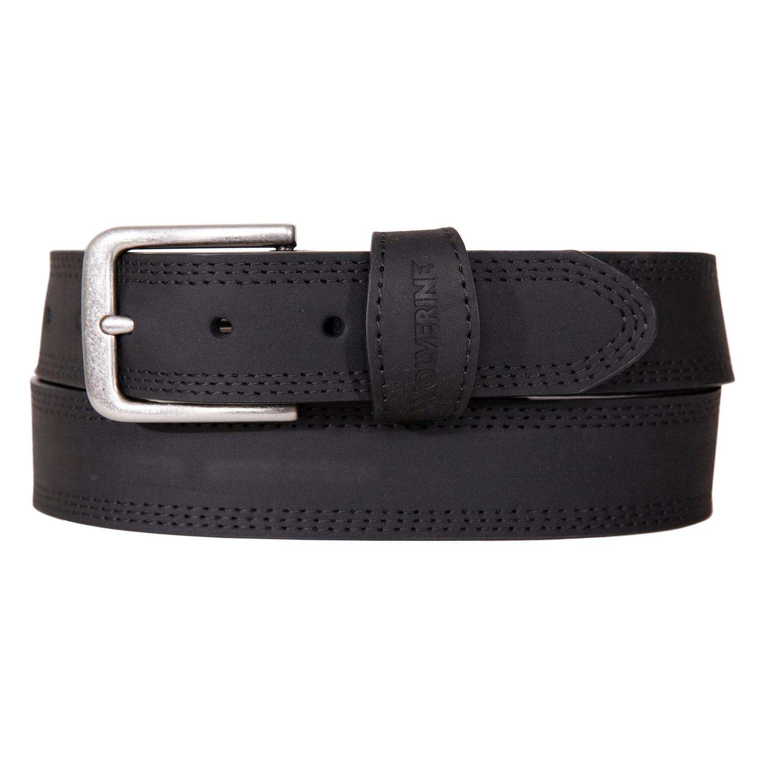 Wolverine Leather Rugged Belt 1.38 in. W Black - Ace Hardware