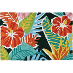 Jellybean 20 in. W X 30 in. L Multi-Color Tropical Polyester Accent Rug