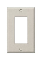 Amerelle Pro Wrinkle Metallic 1 gang Stamped Steel Decorator/Toggle Wall Plate 1 pk