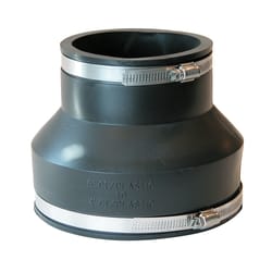 Fernco Schedule 40 6 in. Hub X 4 in. D Hub PVC Flexible Coupling