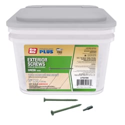 Grip-Rite PrimeGuard Plus No. 9 wire X 3 in. L Star Flat Head Deck Screws 25 lb 1 pk