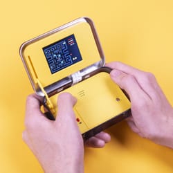 Fizz Pac Man Arcade in a Tin Yellow