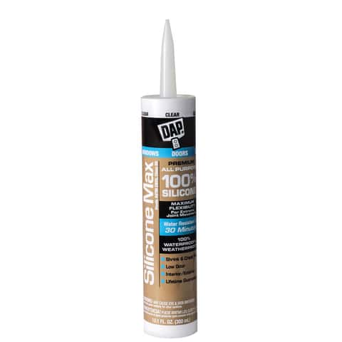 DAP Silicone Max Clear Silicone All Purpose Sealant 10.1 oz