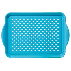 OGGI Aqua Plastic/Silicone Serving Tray