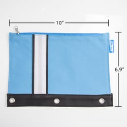 Bazic Products Brights Edition 6.9 in. H X 9.6 in. W X 3/8 in. D Pencil Pouch Assorted
