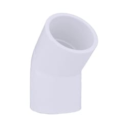 Charlotte Pipe Schedule 40 1-1/4 in. Slip X 1-1/4 in. D Slip PVC Elbow 1 pk