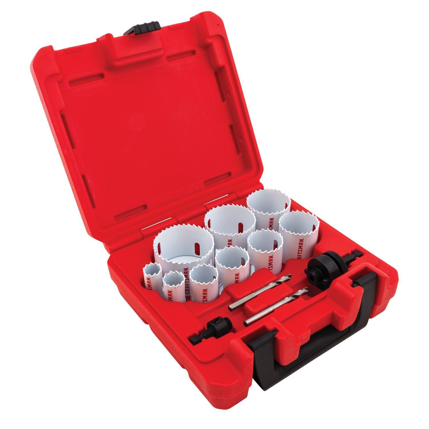 Craftsman Bi-Metal Hole Saw Set 13 pc Sansujyuku sansujyuku.com