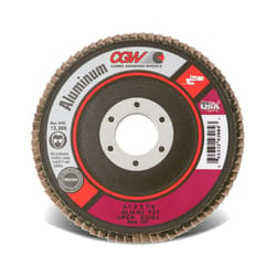 CGW 4-1/2 in. D X 7/8 in. Aluminum Oxide Flap Disc 36 Grit 1 pc