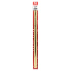 K&S 21/32 in. D X 12 in. L Round Brass Tube 1 pk