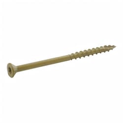 Grip-Rite PrimeGuard Plus No. 10 wire X 3-1/2 in. L Tan Star Bugle Head Deck Screws 1 lb 51 pk