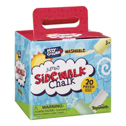 Toysmith Play Ground Classics Jumbo Sidewalk Chalk Assorted 21 pc