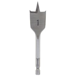 Milwaukee 4.5 in. L Carbon Steel Flat Boring Bit Hex Shank 1 pk