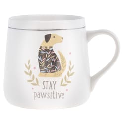 Karma Flora White BPA Free Dog Mug