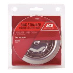 Ace 3-1/2 in. D Stainless Steel Basket Strainer Assembly