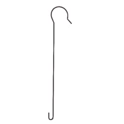 Long Large S Hooks Heavy Duty 6 inch Extension Hook Black S Shaped Hooks  for Hanging Plants Clothes Pots, Pans Towels Lights Bird Feeder Bags in