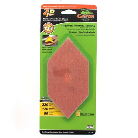 Gator Finishing Multi-Surface Aluminum Oxide 60 Grit 9 X 11 Sanding Sheets