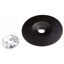Forney 4-1/2 in. D Rubber Backing Pad 5/8 in. 10000 rpm 1 pc