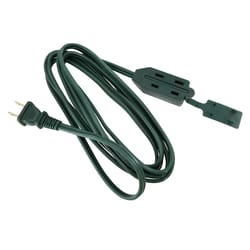 Ace Indoor 12 ft. L Green Extension Cord 16/2 SPT-2