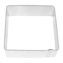 R&M International Corp International Corp 3 in. W X 3 in. L Square Cookie Cutter Silver 1 pc
