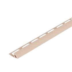 M-D BUILDING PRODUCTS 0.94 in. W X 98 in. L Beige PVC Tile Caps
