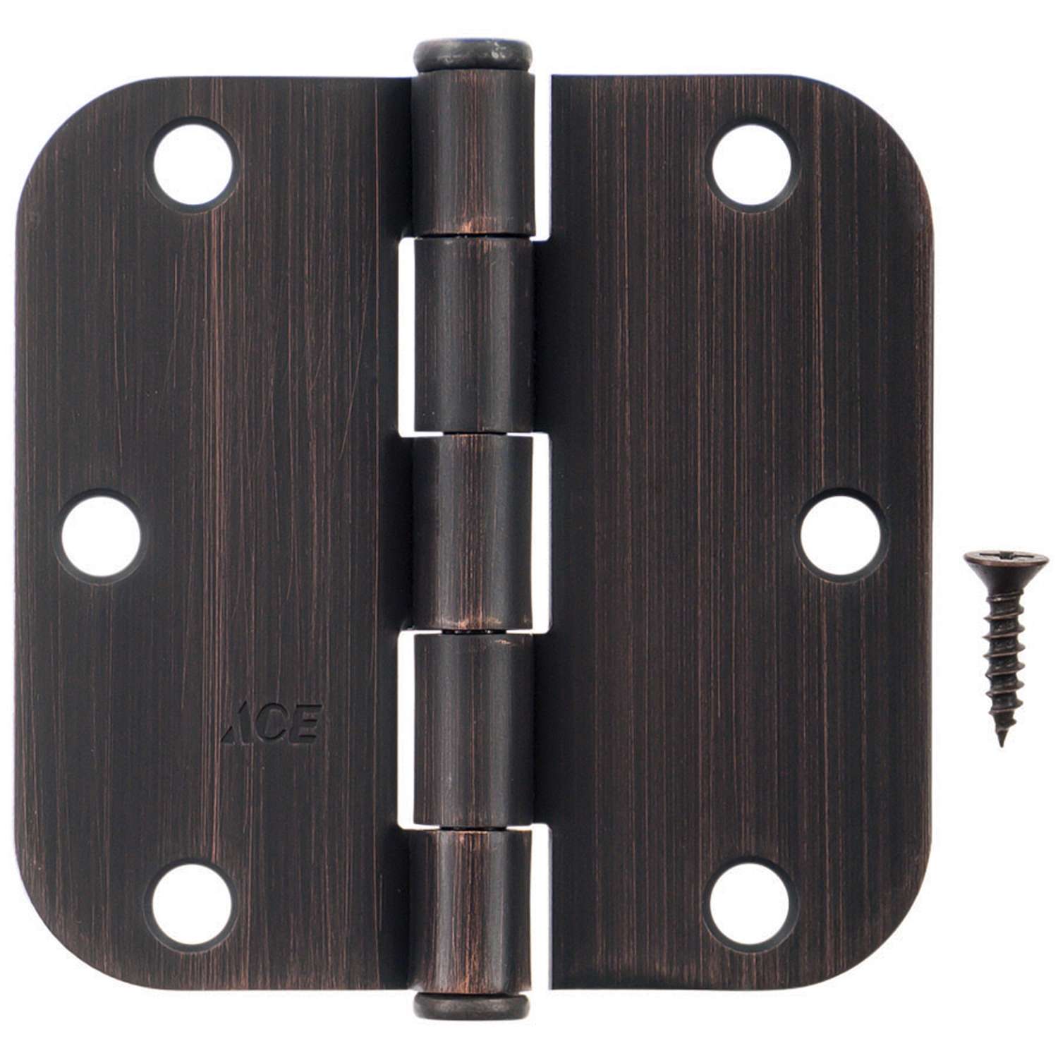 Ace 31/2 in. L Oil Rubbed Bronze Residential Door Hinge 3 pk Ace