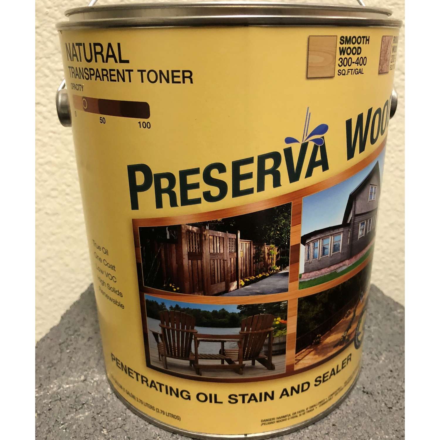 Preserva Wood Transparent Natural OilBased Oil Wood Stain
