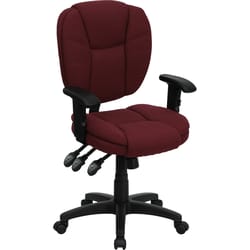 Flash Furniture Burgundy Fabric Office Chair