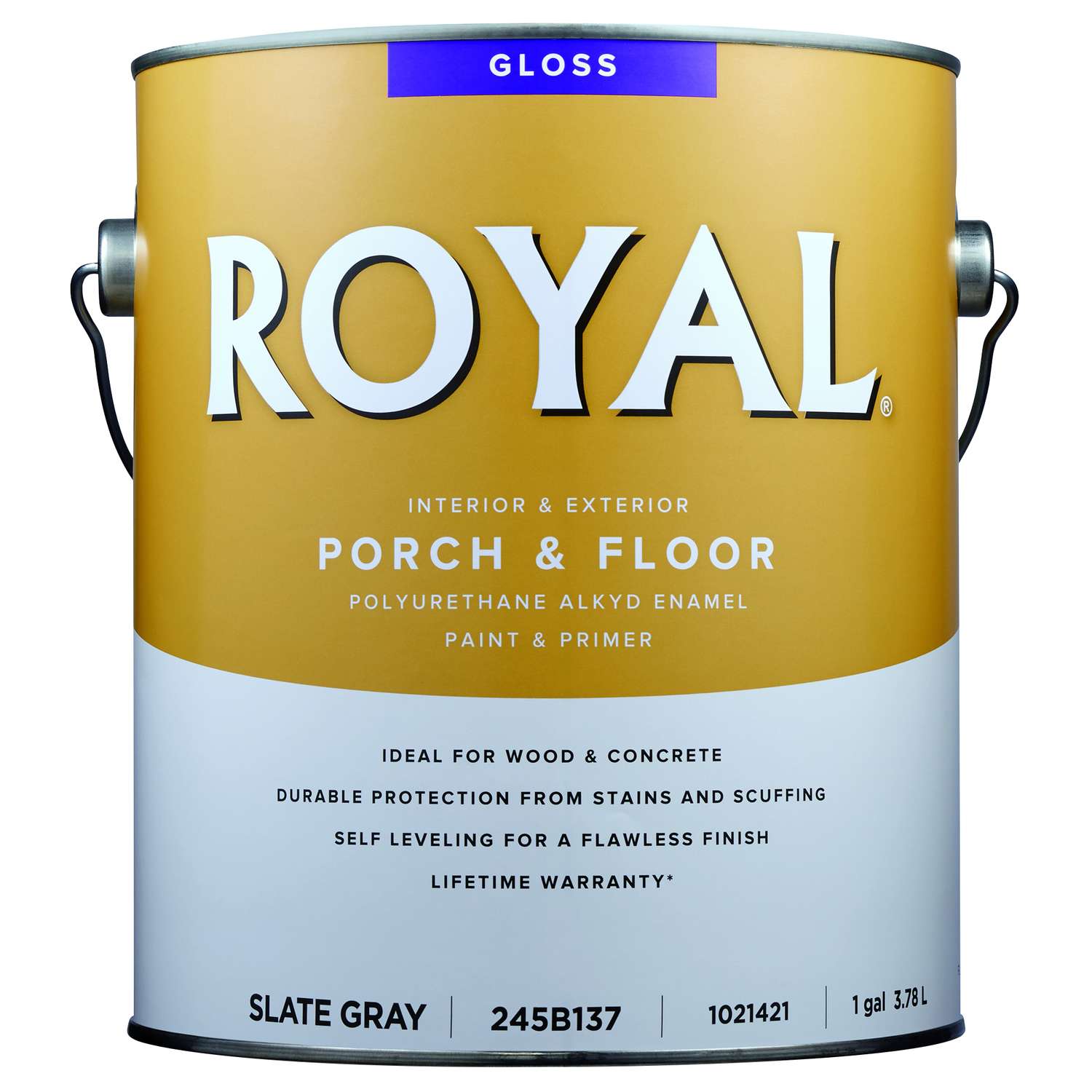Royal Gloss Slate Gray Porch & Floor Alkyd Enamel 1 gal. Ace Hardware