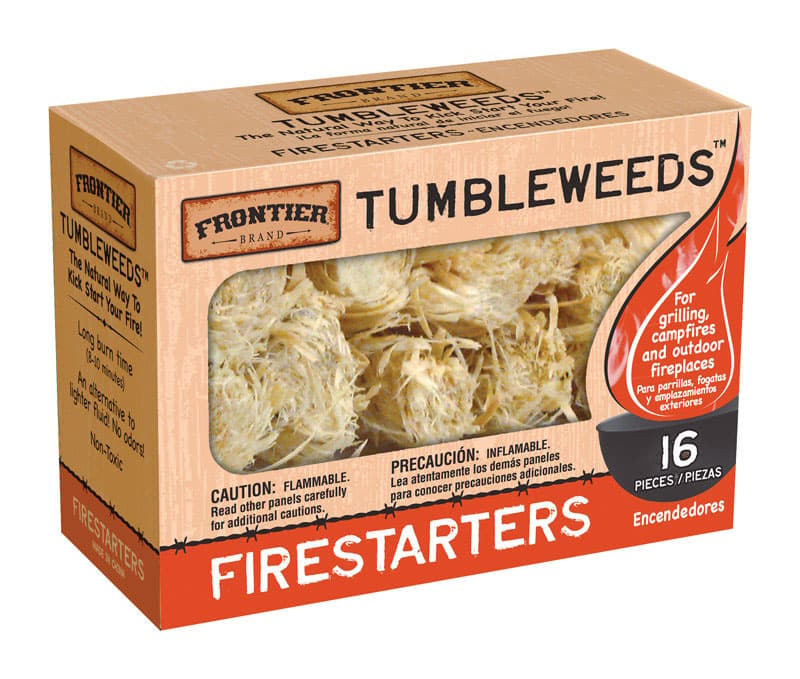 Frontier Tumbleweeds Fire Starters  16pcs