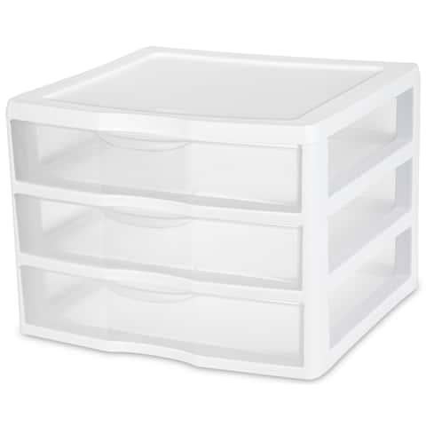 Greenmade 27 gal Clear/Yellow Snap Lock Storage Box 14.7 in. H X 20.4 in. W  X 30.4 in. D Stackable - Ace Hardware