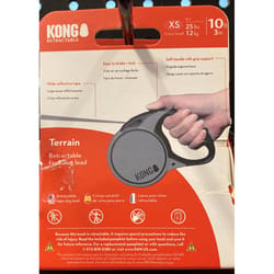 Kong Blue Plastic Dog Retractable Leash X-Small