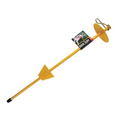 PDQ Boss Pet Yellow Dome Cast Malleable Steel Dog Tie Out Stake Large