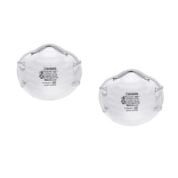 3M N95 Sanding and Fiberglass Respirator White 2 pk