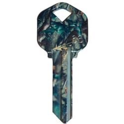 HILLMAN Wackey Green Camo House/Office Universal Key Blank KW1 Single