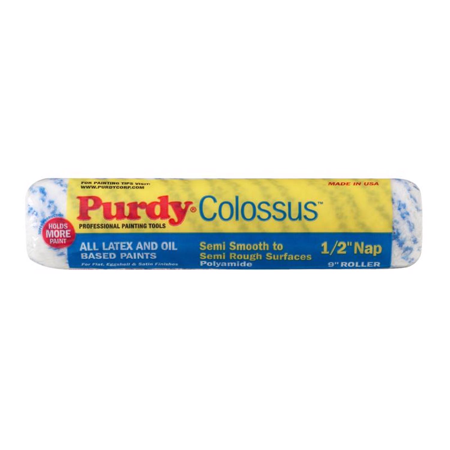 Photos - Putty Knife / Painting Tool Purdy Colossus Polyamide Fabric 9 in. W X 1/2 in. Paint Roller Cover 1 pk