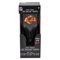 Sporticulture NFL 36 in. Solar Power Plastic Los Angeles Rams Black Solar Torch