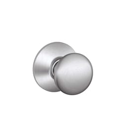 Schlage Plymouth Satin Chrome Passage Door Knob Right or Left Handed