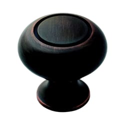 Amerock Allison Traditional Classics Round Cabinet Knob 1-1/4 in. D 1-3/16 in. Oil Rubbed Bronze 1 p