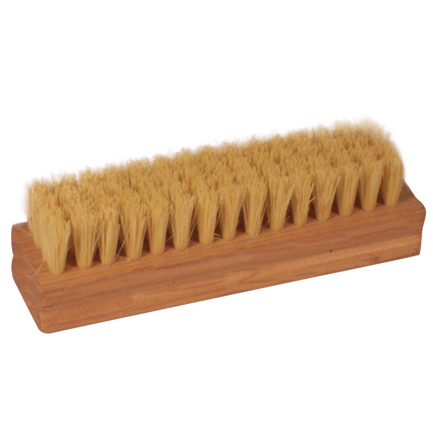 Brass Wire Utility Scrub Brush for Cleaning 9 Hardwood Handle (Made in USA)
