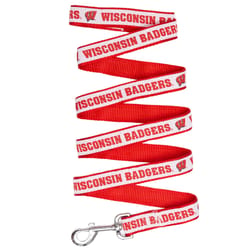 Pets First Wisconsin Badgers Wisconsin Badgers Wisconsin Badgers Nylon Dog Leash Large