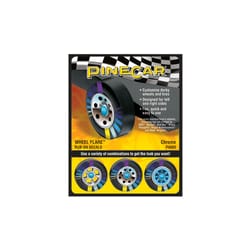 PineCar Dry Transfer Decal Multicolored