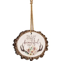P Graham Dunn 6.25 in. H X 6 in. L Multicolored Wood Barky Sign